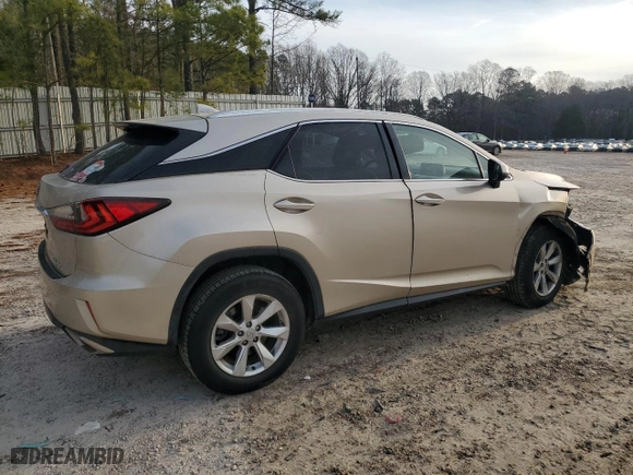 2016 Lexus RX 350 F Sport with VIN 2T2BZMCA4GC029894, listed as a Copart auction lot 48568415 with 228,322 mi miles and Salvage Title. Bid and sale history available at carsss.com. Image 3.