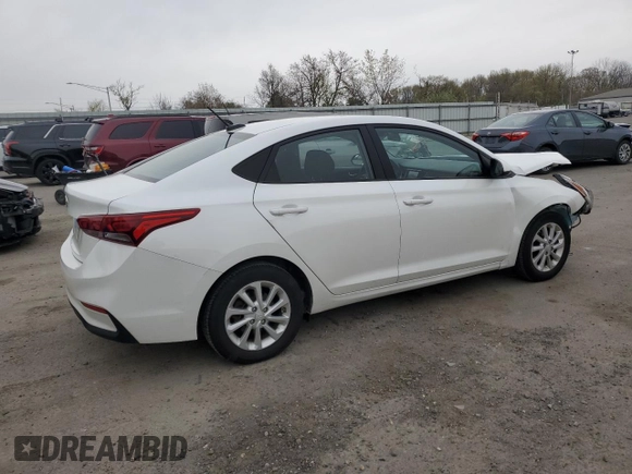 2018 Hyundai Accent SEL z VIN 3KPC24A36JE022973, wystawiony jako Copart lot #52231515 z przebiegiem 98 233 mil mil oraz Szkoda całkowita • Salvage title. Historia ofert i sprzedaży dostępna na DreamBid. Obrazek 3.