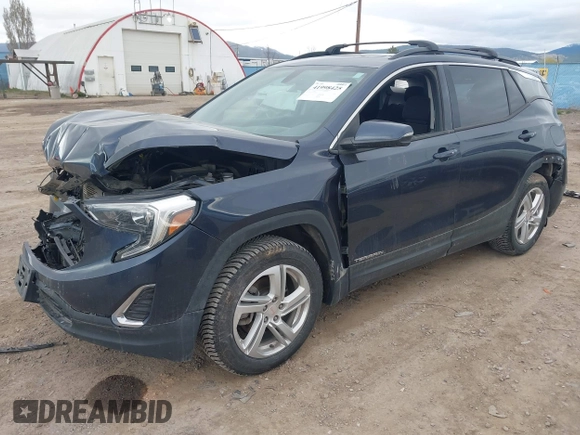 2018 GMC Terrain SLE with VIN 3GKALTEX6JL184209, listed as a IAAI auction lot 41998425 with 78,797 mi miles. Bid and sale history available at carsss.com. Image 2.