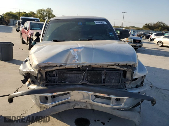 2000 Dodge Ram 2500 with VIN 1B7KC2363YJ126693, listed as a Copart auction lot 75550654 with 0 mi miles and Salvage Title. Bid and sale history available at carsss.com. Image 5.
