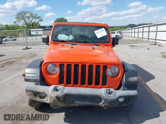 2020 Jeep Gladiator Sport S с VIN 1C6HJTAG1LL154854, выставлен на аукционе IAAI как лот 42272169 с пробегом 66 909 миль миль и . История ставок и продаж доступна на DreamBid. Изображение 12.