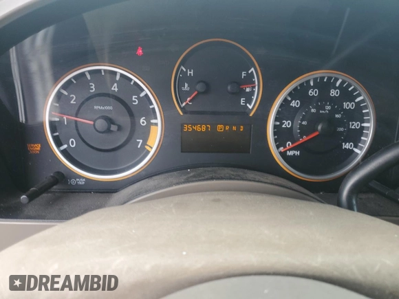 2008 Nissan Titan SE with VIN 1N6BA07D68N342272, listed as a Copart auction lot 42934295 with 354,687 mi miles and Salvage Title. Bid and sale history available at carsss.com. Image 9.