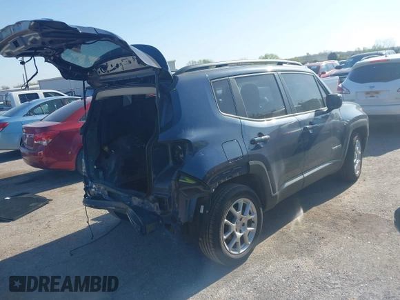 2021 Jeep Renegade Latitude with VIN ZACNJCBB4MPN27152, listed as a IAAI auction lot 41989343 with 26,951 mi miles and . Bid and sale history available at DreamBid. Image 4.