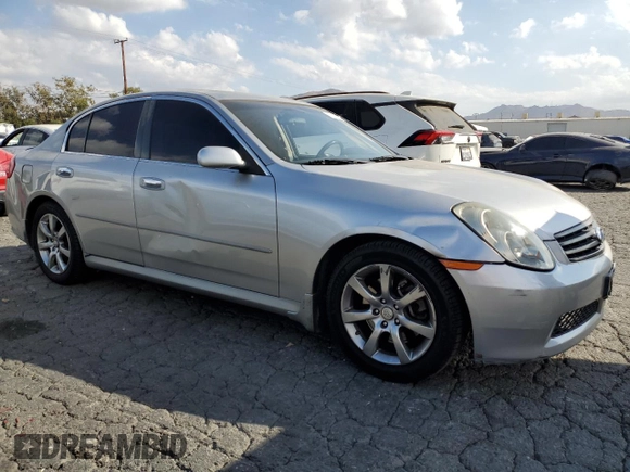 2005 Infiniti G35 with VIN JNKCV51E65M220201, listed as a Copart auction lot 78077374 with 170,754 mi miles and Salvage Title. Bid and sale history available at DreamBid. Image 4.