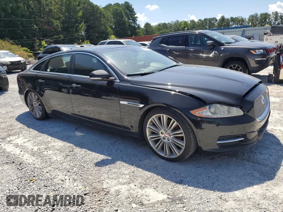 2014 Jaguar XJ Portfolio with VIN SAJWA2GZ2E8V66906, listed as a Copart auction lot 64888135 with 166,194 mi miles and Clean title. Bid and sale history available at DreamBid. Image 4.