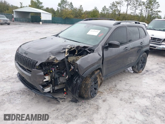 2022 Jeep Cherokee X with VIN 1C4PJMCX0ND538919, listed as a IAAI auction lot 41321416 with 65,577 mi miles. Bid and sale history available at carsss.com. Image 2.