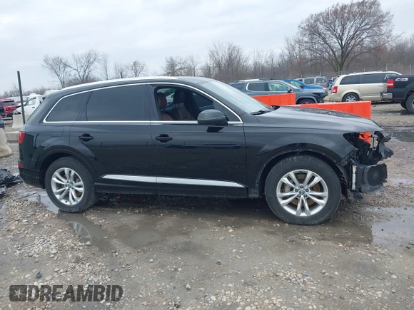 2018 Audi Q7 Premium Plus with VIN WA1LAAF71JD034960, listed as a IAAI auction lot 42075816 with 107,481 mi miles. Bid and sale history available at carsss.com. Image 14.