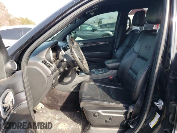 2018 Jeep Grand Cherokee Overland with VIN 1C4RJFCG8JC262591, listed as a Copart auction lot 47814985 with 135,542 mi miles and Salvage Title. Bid and sale history available at carsss.com. Image 7.