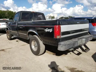 1996 Ford F-150 Special with VIN 1FTEF14N2TLB43650, listed as a Copart auction lot 65990702 with 0 mi miles and Salvage Title. Bid and sale history available at carsss.com. Image 3.