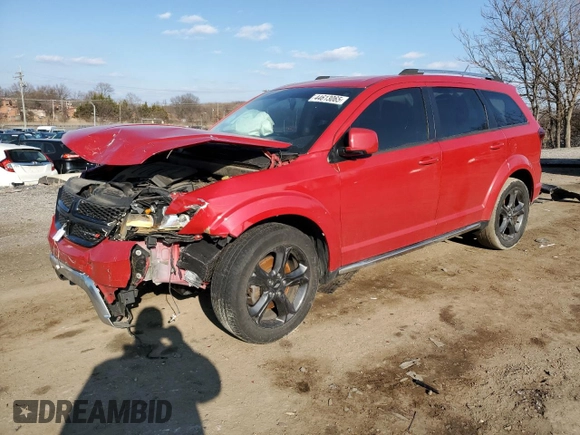 2018 Dodge Journey Crossroad with VIN 3C4PDDGG3JT387161, listed as a Copart auction lot 44613065 with Not Provided miles and Salvage Title. Bid and sale history available at DreamBid. Image 1.