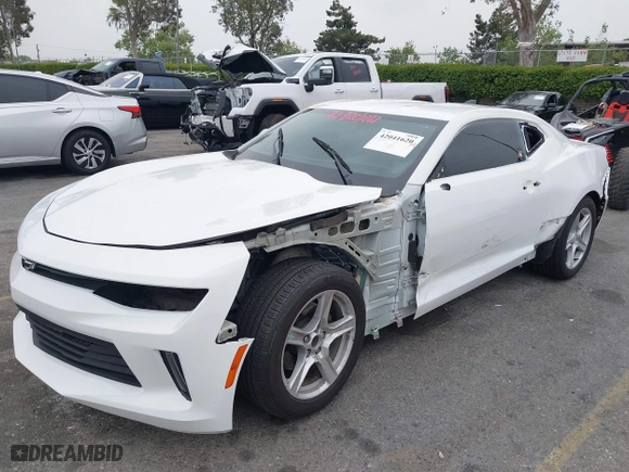 2017 Chevrolet Camaro 1LT with VIN 1G1FB1RX2H0165336, listed as a IAAI auction lot 42041620 with 70,652 mi miles. Bid and sale history available at carsss.com. Image 2.