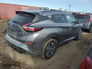 2022 Nissan Murano SV with VIN 5N1AZ2BS9NC127108, listed as a Copart auction lot 44454565 with 43,923 mi miles and Salvage Title. Bid and sale history available at carsss.com. Image 3.