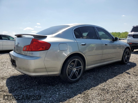 2005 Infiniti G35 with VIN JNKCV51F15M303608, listed as a Copart auction lot 51694325 with 186,375 mi miles and Salvage Title. Bid and sale history available at DreamBid. Image 3.