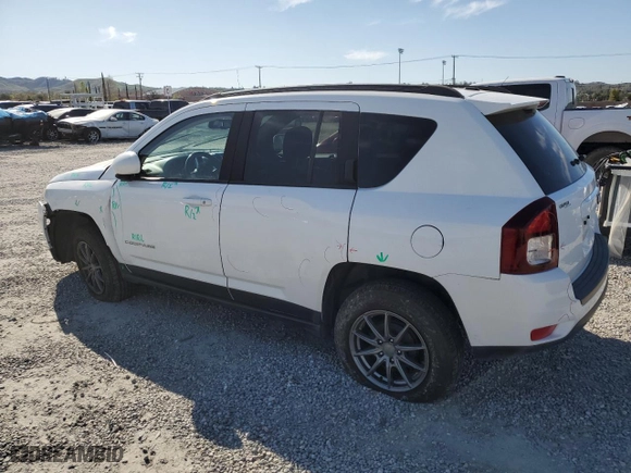 2016 Jeep Compass High Altitude Edition with VIN 1C4NJCEA7GD743862, listed as a Copart auction lot 49645465 with 103,253 mi miles and Salvage Title. Bid and sale history available at carsss.com. Image 2.