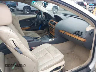2005 BMW 6 Series 645Ci with VIN WBAEH73455B193065, listed as a IAAI auction lot 41507323 with 155,544 mi miles. Bid and sale history available at carsss.com. Image 5.