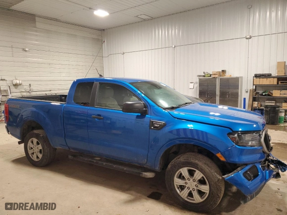 2021 Ford Ranger XL with VIN 1FTER1FH8MLD51175, listed as a Copart auction lot 85133304 with 54,092 mi miles and Salvage Title. Bid and sale history available at carsss.com. Image 4.