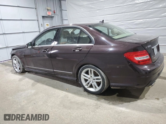2012 Mercedes-Benz C 300 Sport with VIN WDDGF8BB3CR230244, listed as a Copart auction lot 47046855 with 112,648 mi miles and Salvage Title. Bid and sale history available at DreamBid. Image 2.