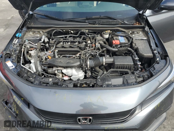 2024 Honda Civic Sedan Touring with VIN 2HGFE1F91RH303600, listed as a Copart auction lot 50323155 with 18,396 mi miles and Salvage Title. Bid and sale history available at carsss.com. Image 12.