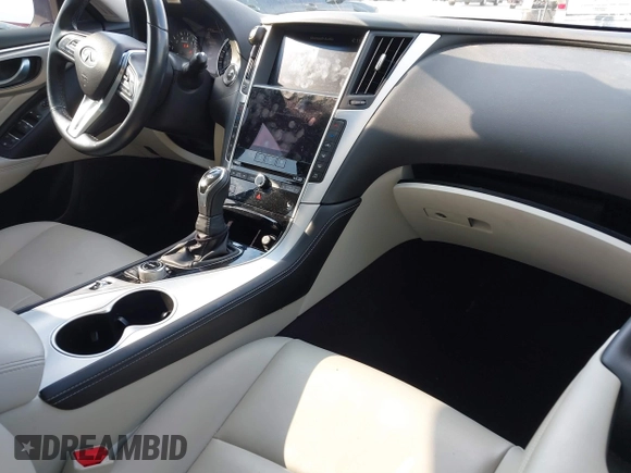 2021 Infiniti Q50 3.0t LUXE with VIN JN1EV7BP3MM700462, listed as a IAAI auction lot 41800539 with 55,866 mi miles. Bid and sale history available at carsss.com. Image 5.