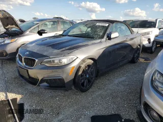 2017 BMW 2 Series M240i xDrive with VIN WBA2L3C30HV667640, listed as a Copart auction lot 76755554 with 39,695 mi miles and Salvage Title. Bid and sale history available at carsss.com. Image 1.