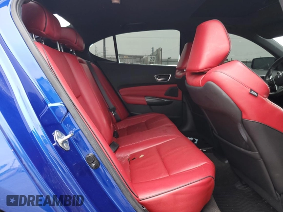 2020 Acura TLX w/A-Spec Pkg with VIN 19UUB1F63LA001267, listed as a Copart auction lot 61824325 with 72,870 mi miles and Salvage title. Bid and sale history available at DreamBid. Image 10.