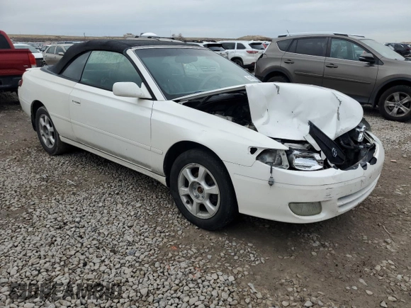 2001 Toyota Solara SE with VIN 2T1FF22P91C529355, listed as a Copart auction lot 87481874 with Not Provided miles and Salvage Title. Bid and sale history available at DreamBid. Image 4.
