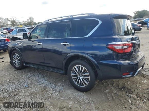 2023 Nissan Armada SL with VIN JN8AY2BC4P9180982, listed as a Copart auction lot 71294334 with 6,575 mi miles and Non Repairable. Bid and sale history available at carsss.com. Image 2.