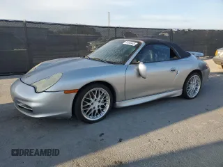 2002 Porsche 911 with VIN WP0CA29962S651664, listed as a Copart auction lot 51044445 with 95,958 mi miles and Clean Title. Bid and sale history available at DreamBid. Image 1.