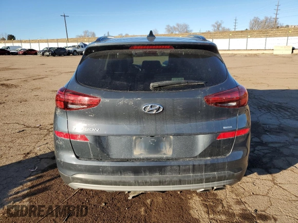 2019 Hyundai Tucson Ultimate with VIN KM8J3CAL0KU021847, listed as a Copart auction lot 42259255 with 70,524 mi miles and Salvage Title. Bid and sale history available at carsss.com. Image 6.
