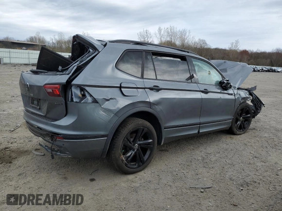 2024 Volkswagen Tiguan SE R-Line Black with VIN 3VV8B7AX4RM175123, listed as a Copart auction lot 53745675 with Not provided miles and Salvage title. Bid and sale history available at DreamBid. Image 3.