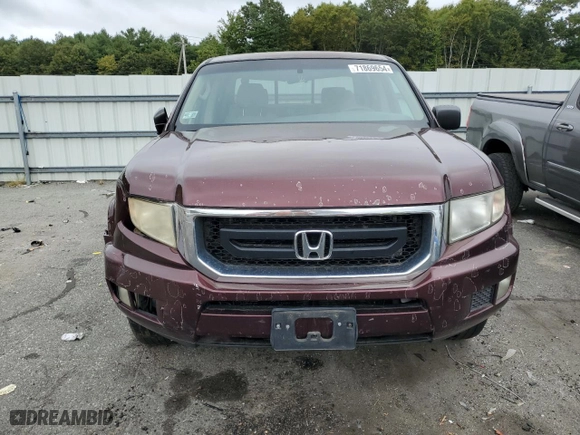 2009 Honda Ridgeline RT with VIN 5FPYK16209B108667, listed as a Copart auction lot 71869654 with 0 mi miles and Clean Title. Bid and sale history available at carsss.com. Image 5.