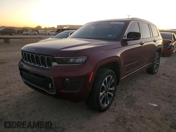2021 Jeep Grand Cherokee Overland with VIN 1C4RJJDG3M8203800, listed as a Copart auction lot 84751324 with Not provided miles and Clean title. Bid and sale history available at DreamBid. Image 1.