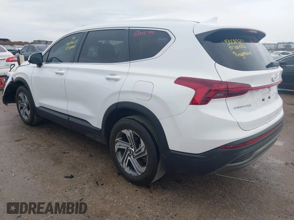 2023 Hyundai Santa Fe SE with VIN 5NMS14AJ3PH637561, listed as a IAAI auction lot 41905620 with 5,937 mi miles and . Bid and sale history available at DreamBid. Image 3.