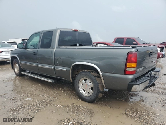 2002 GMC Sierra 1500 SLE with VIN 2GTEC19V521168547, listed as a Copart auction lot 50972115 with 77,313 mi miles and Clean Title. Bid and sale history available at carsss.com. Image 2.