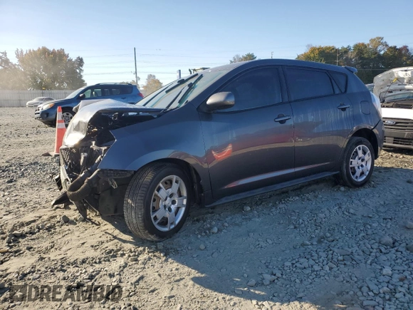2009 Pontiac Vibe w/1SB with VIN 5Y2SP67049Z473521, listed as a Copart auction lot 76947204 with 185,831 mi miles and Salvage Title. Bid and sale history available at carsss.com. Image 1.