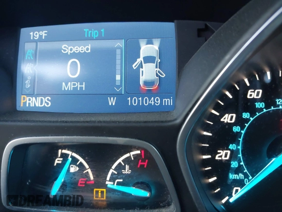 2014 Ford Escape SE with VIN 1FMCU9GX2EUD52176, listed as a IAAI auction lot 41628674 with 101,049 mi miles. Bid and sale history available at carsss.com. Image 15.