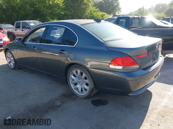 2003 BMW 7 Series 745i с VIN WBAGL63483DP67791, выставлен на аукционе IAAI как лот 42497324 с пробегом 159 548 миль миль и . История ставок и продаж доступна на DreamBid. Изображение 3.