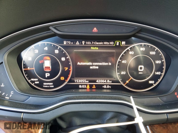 2018 Audi Q5 Premium Plus with VIN WA1BNAFY7J2038340, listed as a Copart auction lot 51663725 with 153,055 mi miles and Salvage title. Bid and sale history available at DreamBid. Image 9.