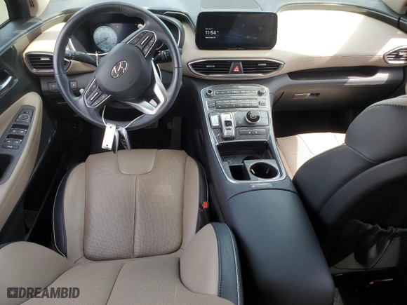 2022 Hyundai Santa Fe SEL with VIN 5NMS34AJ2NH462873, listed as a Copart auction lot 52067725 with 39,110 mi miles and Salvage Title. Bid and sale history available at carsss.com. Image 8.