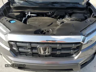2024 Honda Ridgeline RTL with VIN 5FPYK3F57RB028966, listed as a Copart auction lot 60211885 with 10,963 mi miles and Salvage title. Bid and sale history available at DreamBid. Image 11.