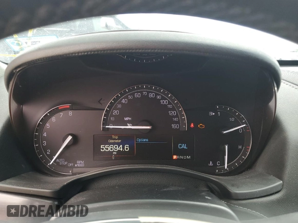2017 Cadillac ATS Sedan RWD with VIN 1G6AA5RX8H0170927, listed as a Copart auction lot 51227995 with 55,694 mi miles and Salvage Title. Bid and sale history available at carsss.com. Image 9.