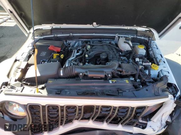2024 Jeep Wrangler Sport S with VIN 1C4PJXAG1RW349260, listed as a Copart auction lot 60270065 with 5,575 mi miles and Salvage title. Bid and sale history available at DreamBid. Image 12.