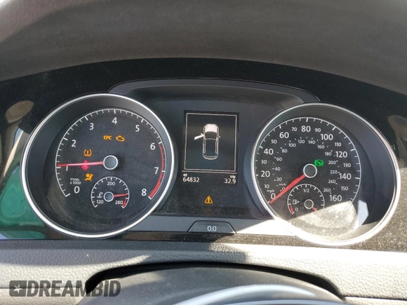 2015 Volkswagen Golf TSI SEL with VIN 3VW217AU6FM007389, listed as a Copart auction lot 61438645 with 64,832 mi miles and Salvage title. Bid and sale history available at DreamBid. Image 9.