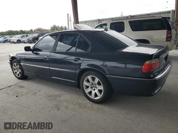 2001 BMW 7 Series 740i с VIN WBAGG83441DN86975, выставлен на аукционе Copart как лот 52218605 с пробегом 193 846 миль миль и Чистый • Clean title. История ставок и продаж доступна на DreamBid. Изображение 2.