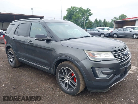 2017 Ford Explorer XLT z VIN 1FM5K8D85HGA57257, wystawiony jako IAAI lot #42439133 z przebiegiem 253 750 mil mil oraz . Historia ofert i sprzedaży dostępna na DreamBid. Obrazek 1.