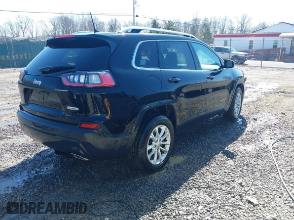 2019 Jeep Cherokee Latitude with VIN 1C4PJMCX4KD330019, listed as a IAAI auction lot 41643077 with 52,007 mi miles. Bid and sale history available at carsss.com. Image 4.