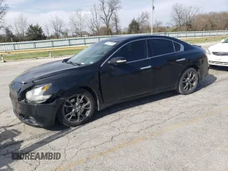 2014 Nissan Maxima 3.5 S with VIN 1N4AA5AP8EC477006, listed as a Copart auction lot 50331995 with 118,103 mi miles and Clean Title. Bid and sale history available at carsss.com. Image 1.