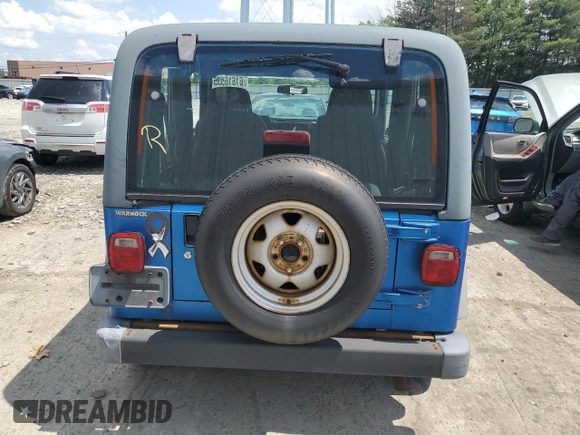 2003 Jeep Wrangler SE with VIN 1J4FA291X3P318888, listed as a Copart auction lot 61616535 with Not provided miles and Clean title. Bid and sale history available at DreamBid. Image 6.