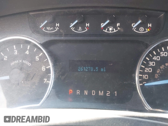 2012 Ford F-150 XL with VIN 1FTEX1EM1CFB26615, listed as a IAAI auction lot 42765399 with 261,278 mi miles and . Bid and sale history available at DreamBid. Image 7.