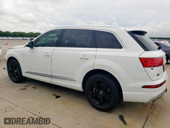 2019 Audi Q7 Premium Plus with VIN WA1LHAF73KD035542, listed as a Copart auction lot 60474105 with 75,950 mi miles and Salvage title. Bid and sale history available at DreamBid. Image 2.